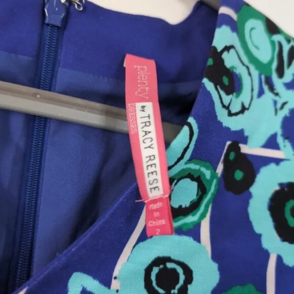 Anthropologie Tracy Reese Retro Mod 60s Floral Boho Fairy Garden Dress 2 - Picture 3 of 7